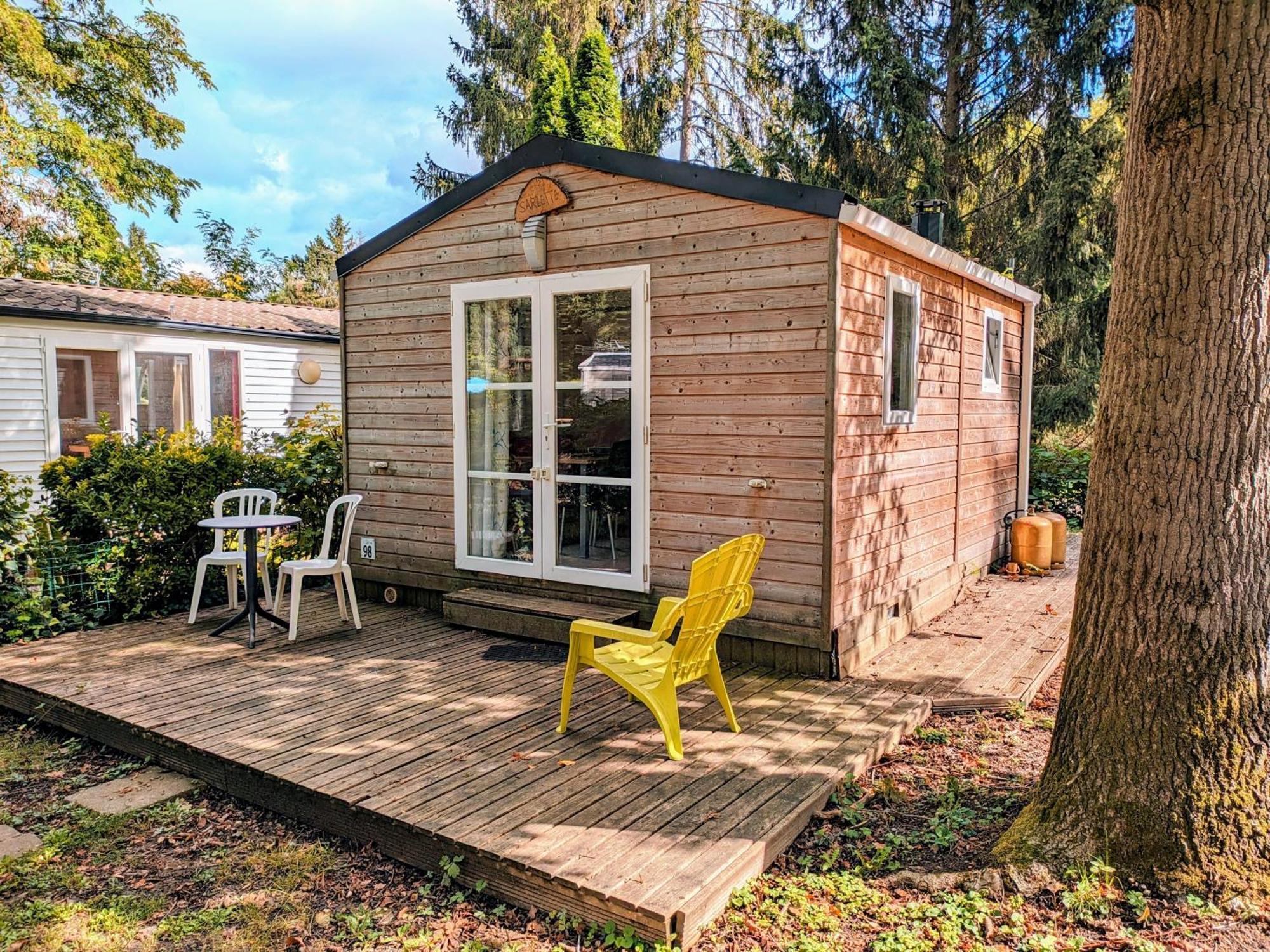 Camping Le Pre Des Moines 古维约 客房 照片